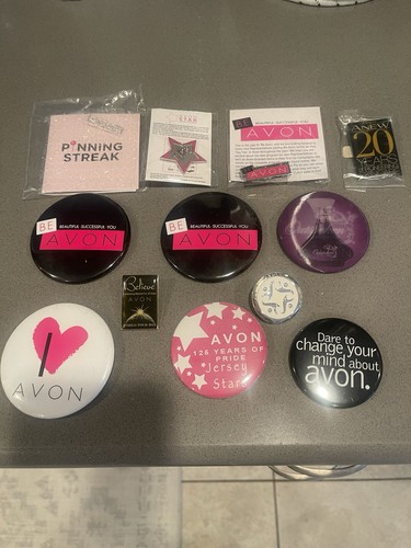 Avon representative pins - representative,